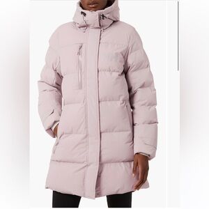 Helly Hansen Adore Water Repellent Puffer Coat, Size: Medium Color: DUSTY SYRIN
